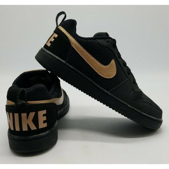 Nike Shoes - NIKE Women's Court Borough Low Sneaker Black Copper Size 7.5 US Spell Clean Pair